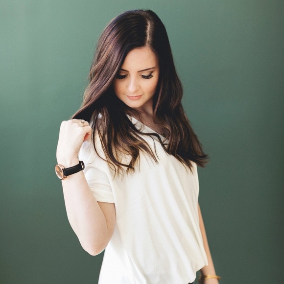 Wrap Tee in Cream - Picture 2 of 2